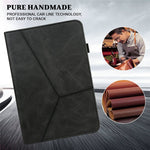 For Honor Pad X8b / Pad X8a Case Line Imprinted PU Leather Card Holder Tablet Stand Cover
