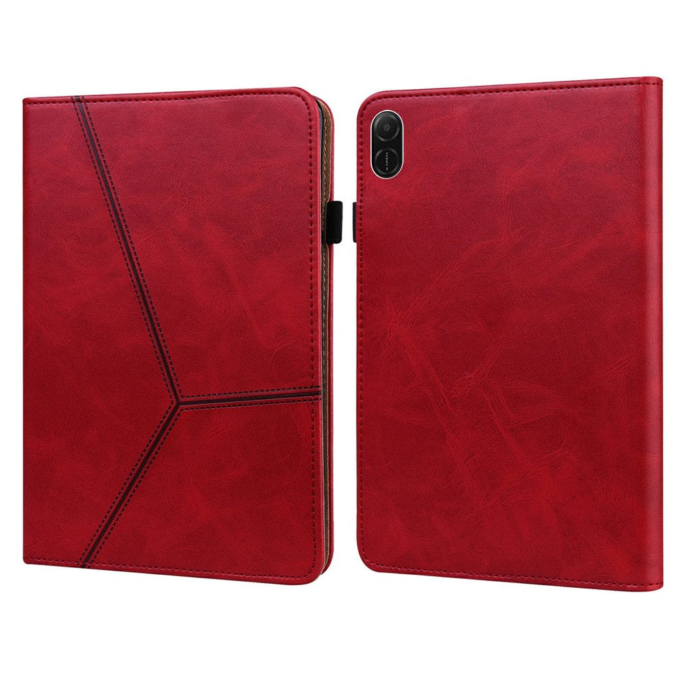 Til Honor Pad X8b / Pad X8a Coverlinje Præget PU-læder Kortholder Tablet Stand Cover