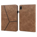 For Honor Pad X8b / Pad X8a Case Line Imprinted PU Leather Card Holder Tablet Stand Cover