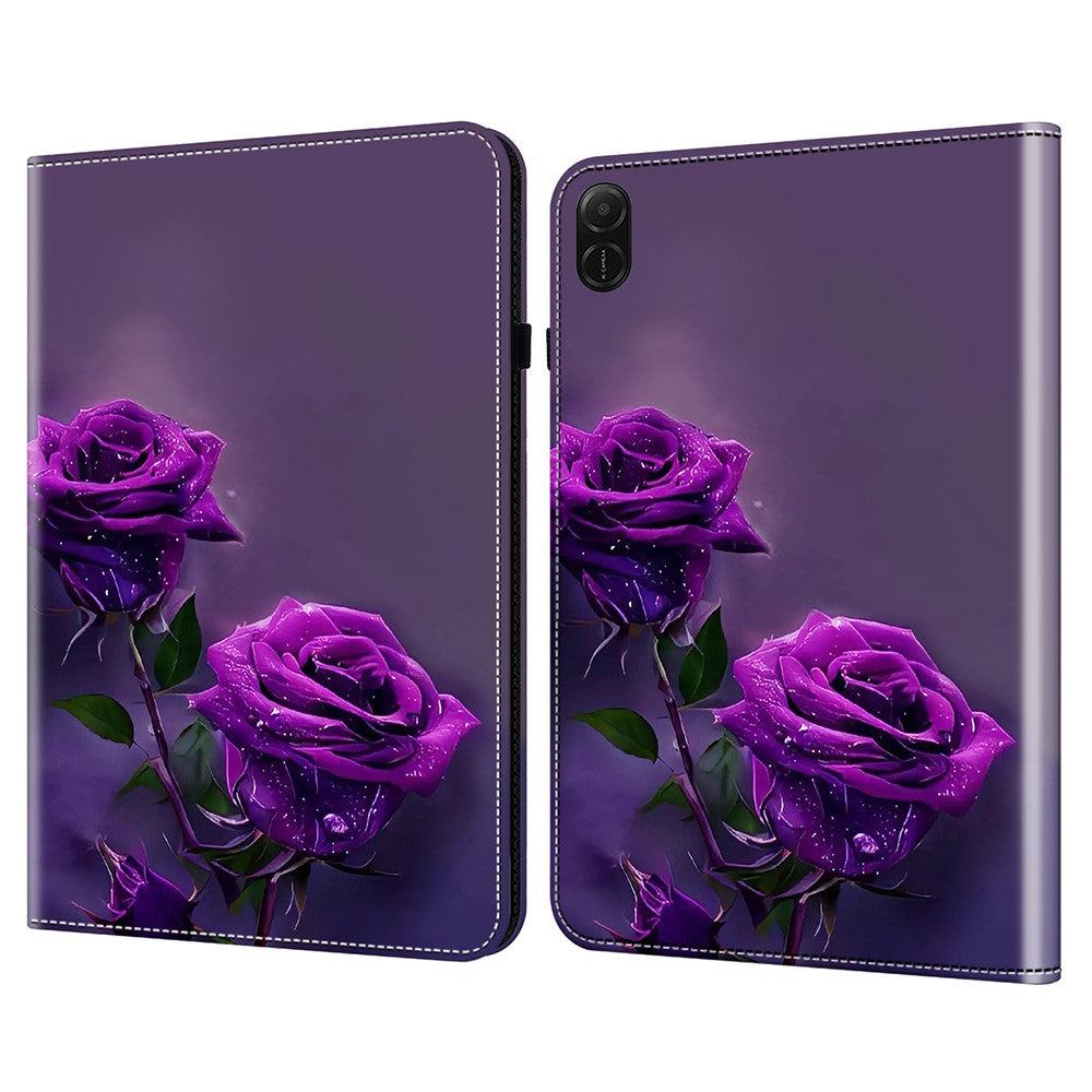 For Honor Pad X8b / Pad X8a Case Flip Stand Leather Tablet Cover Pattern Printed