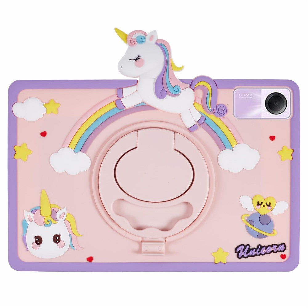 For Xiaomi Redmi Pad SE Silicone Case Kickstand Cute Horse Tablet Cover
