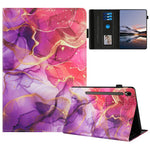 For Samsung Galaxy Tab S9 / S10 FE / S9 FE Case Pattern Leather Tablet Cover with Auto Sleep / Wake, Card Holder