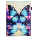 For Lenovo M10 Plus TB-X606F Case Pattern Leather Tablet Cover with Auto Sleep / Wake, Card Holder