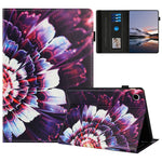 For Lenovo M10 Plus TB-X606F Case Pattern Leather Tablet Cover with Auto Sleep / Wake, Card Holder
