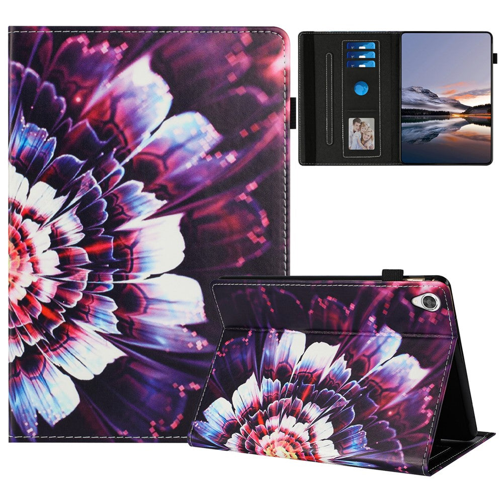 For Lenovo Tab M10 HD Gen 2 Case Pattern Leather Tablet Cover with Auto Sleep / Wake, Card Holder