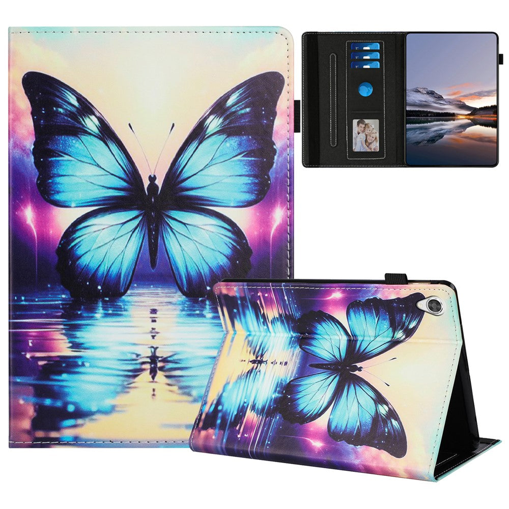 For Lenovo Tab M10 HD Gen 2 Case Pattern Leather Tablet Cover with Auto Sleep / Wake, Card Holder