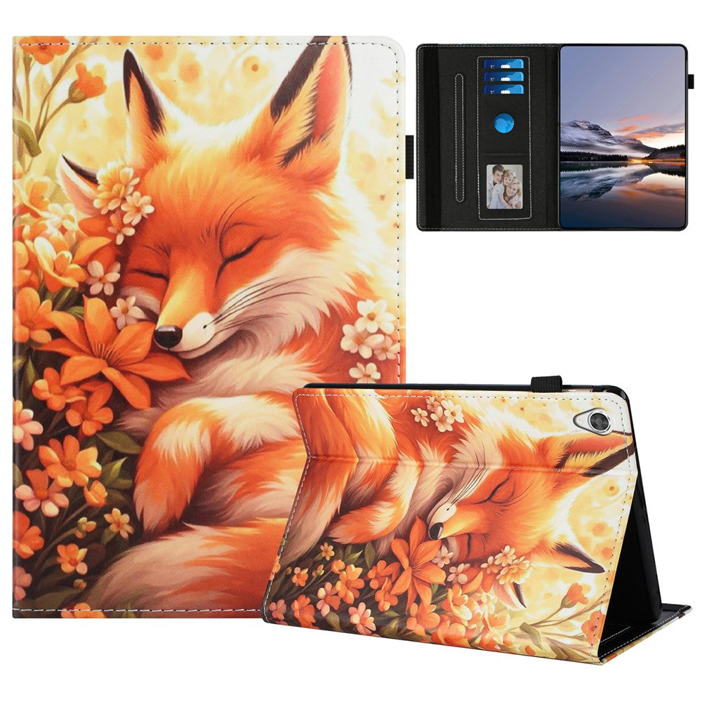For Lenovo Tab M10 HD Gen 2 Case Pattern Leather Tablet Cover with Auto Sleep / Wake, Card Holder