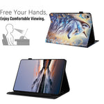 For Lenovo Tab P11 TB-J606F Case Pattern Leather Tablet Cover with Auto Sleep / Wake, Card Holder