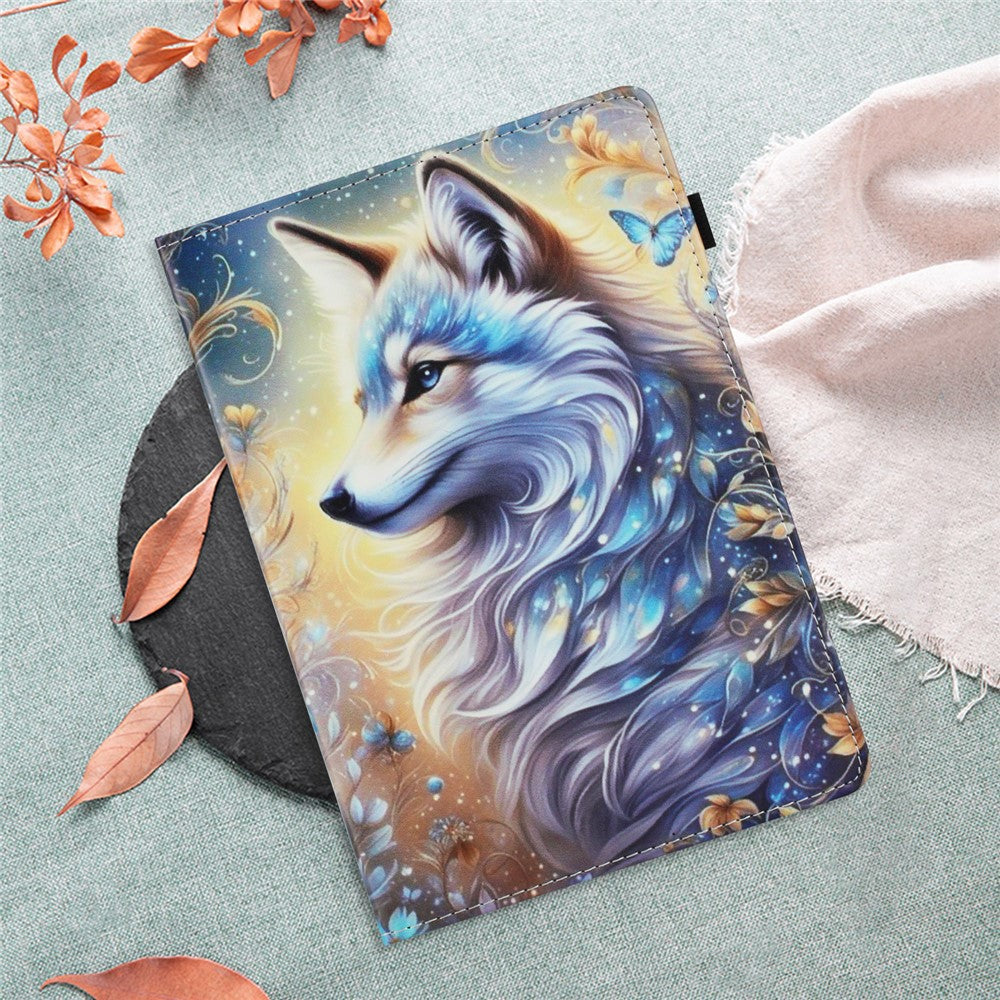 For Lenovo Tab P11 TB-J606F Case Pattern Leather Tablet Cover with Auto Sleep / Wake, Card Holder