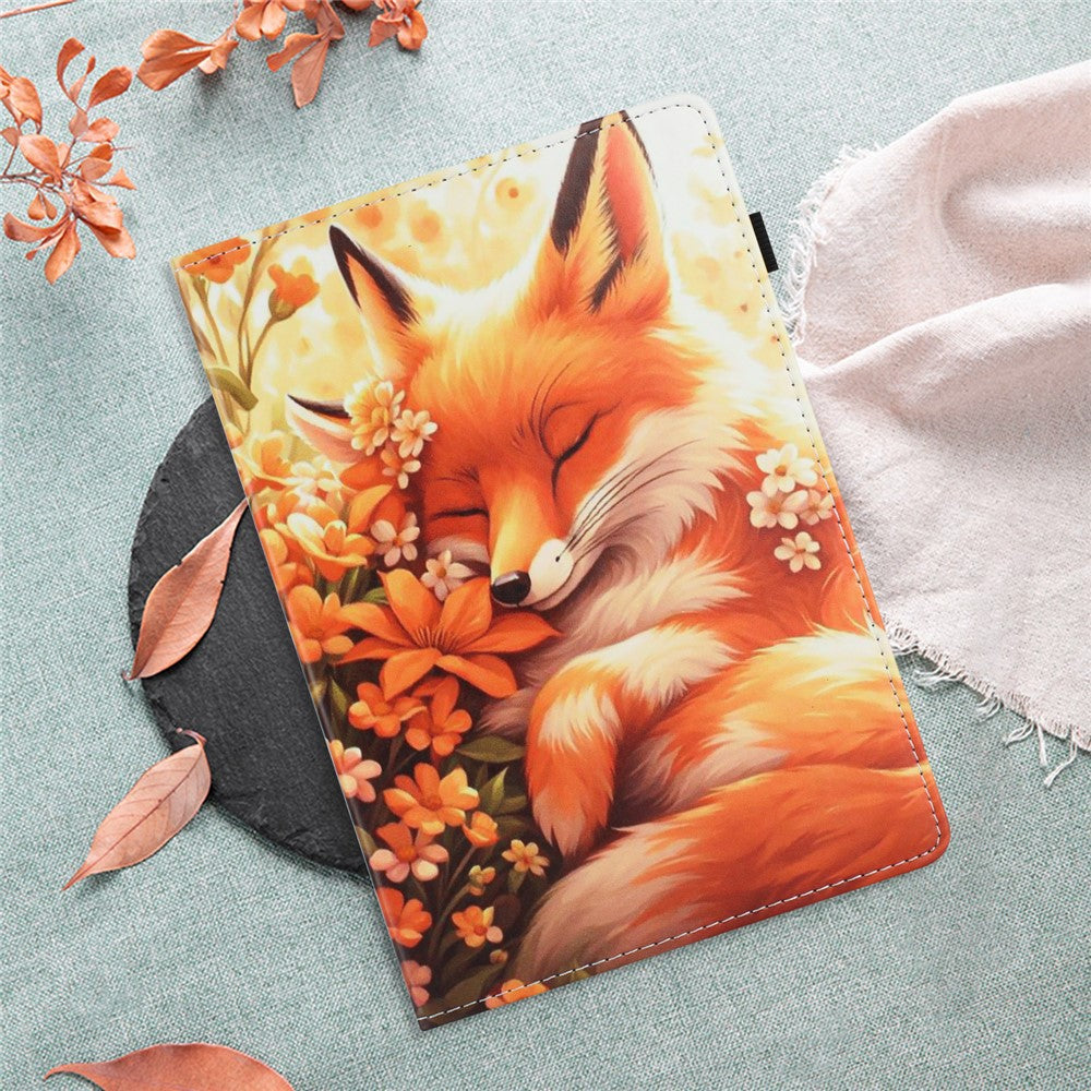 For Lenovo Tab P11 Gen 2 Case Pattern Leather Tablet Cover with Auto Sleep / Wake, Card Holder