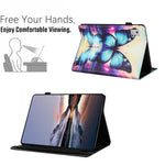 For Lenovo Tab M9 TB-310FU Case Pattern Leather Tablet Cover with Auto Sleep / Wake, Card Holder