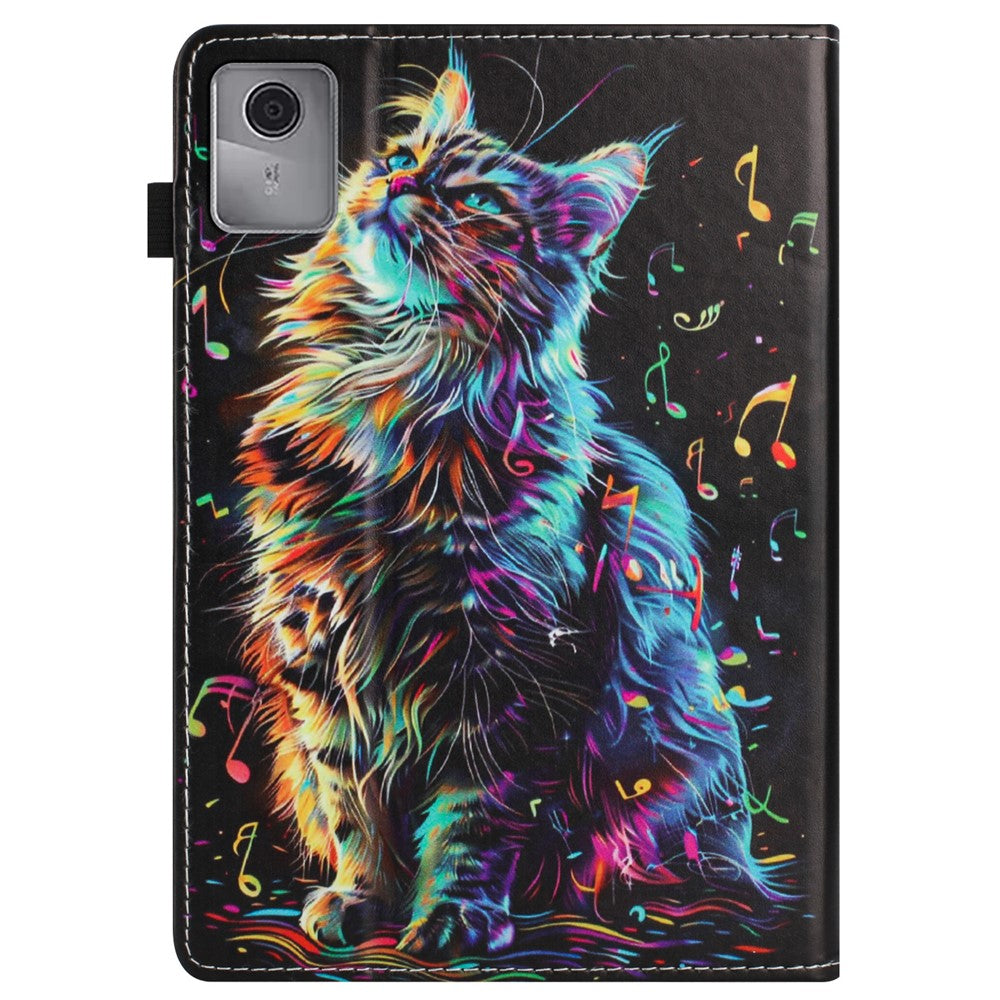 Tablet Case For Lenovo Tab M11 / Xiaoxin Pad 11 2024 Pattern Leather Cover with Auto Sleep / Wake, Card Holder