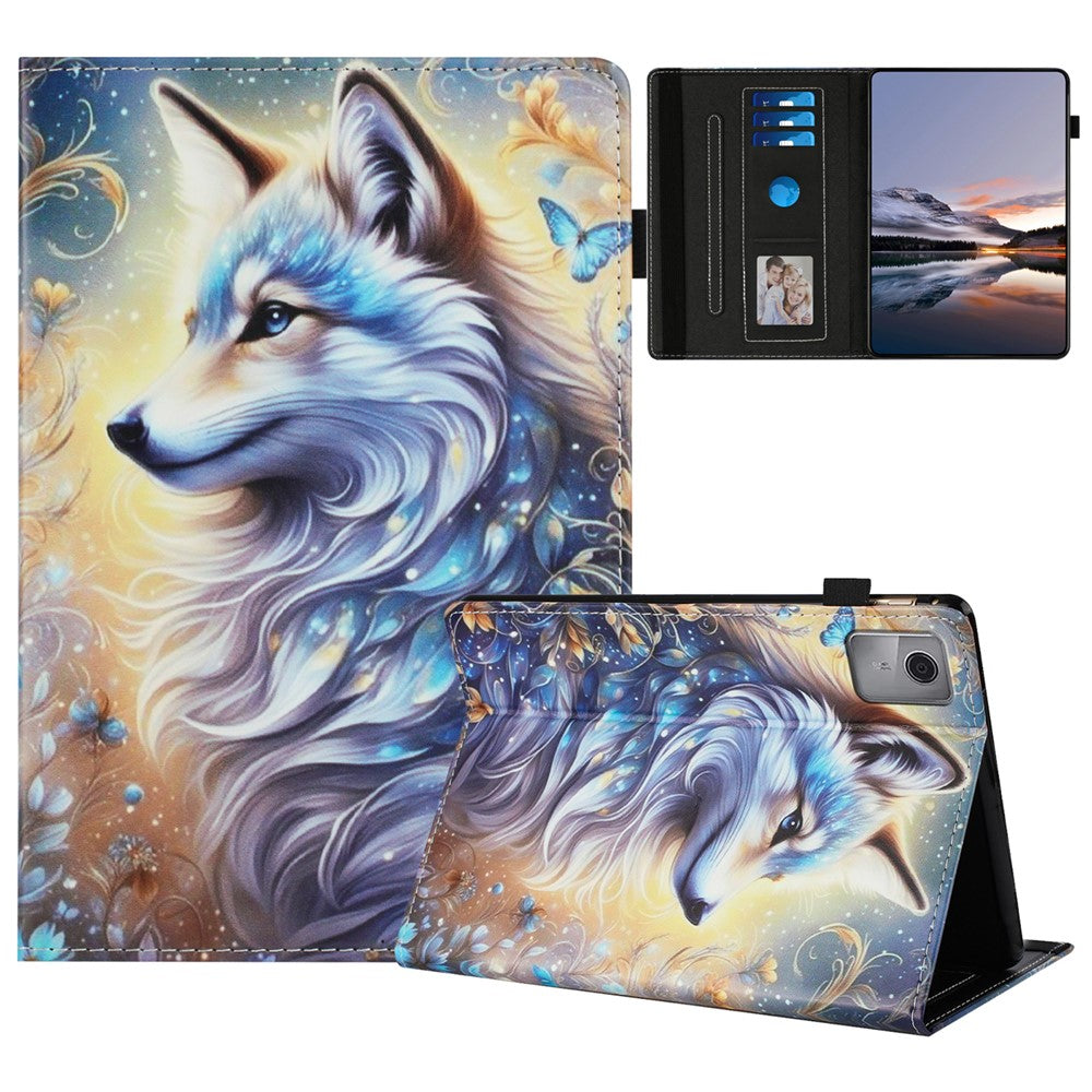 Tablet Case For Lenovo Tab M11 / Xiaoxin Pad 11 2024 Pattern Leather Cover with Auto Sleep / Wake, Card Holder