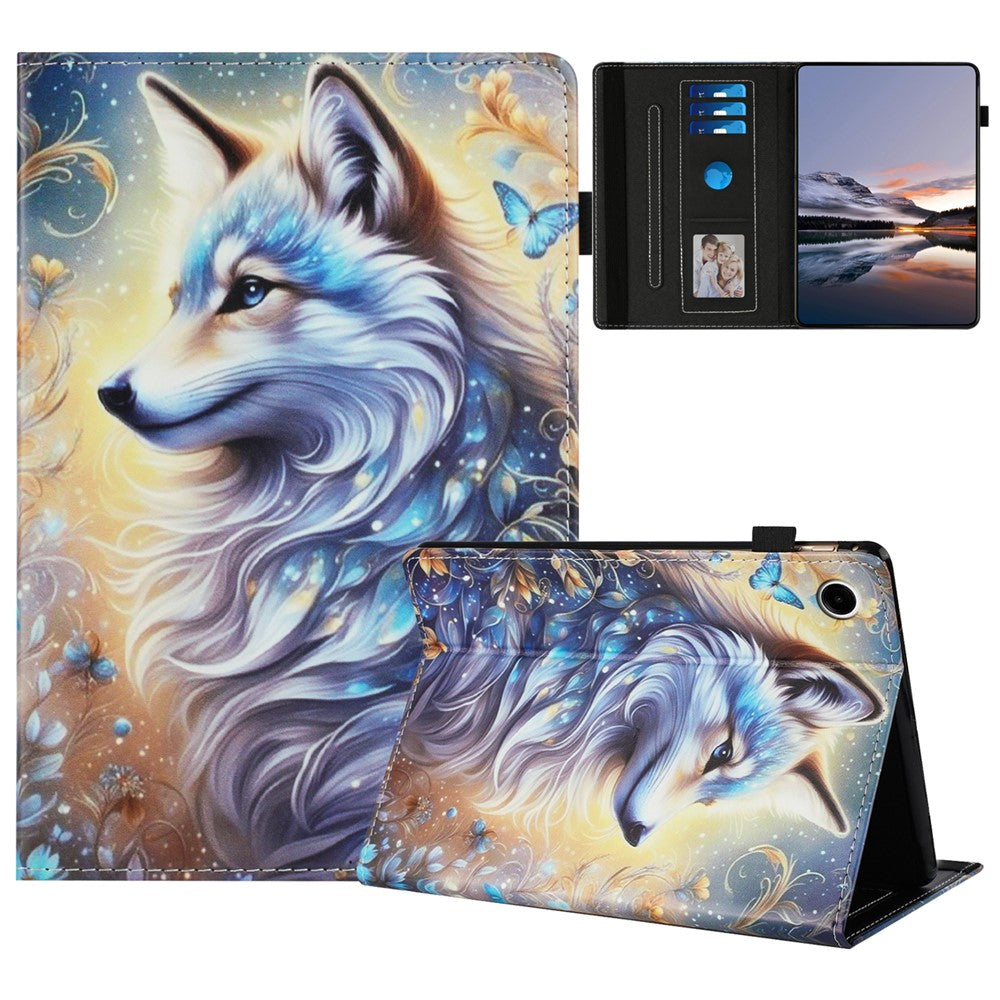 Tablet Case For Huawei Enjoy Tablet 2 / MatePad T 10 / T 10S / Honor Pad 6 Pattern Leather Cover with Card Holder