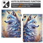 Tablet Case For Huawei Enjoy Tablet 2 / MatePad T 10 / T 10S / Honor Pad 6 Pattern Leather Cover with Card Holder