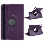 For Honor Pad X8b / Pad X8a / Pad X9 Case Rotating Stand PU Leather+PC Tablet Cover with Elastic Band