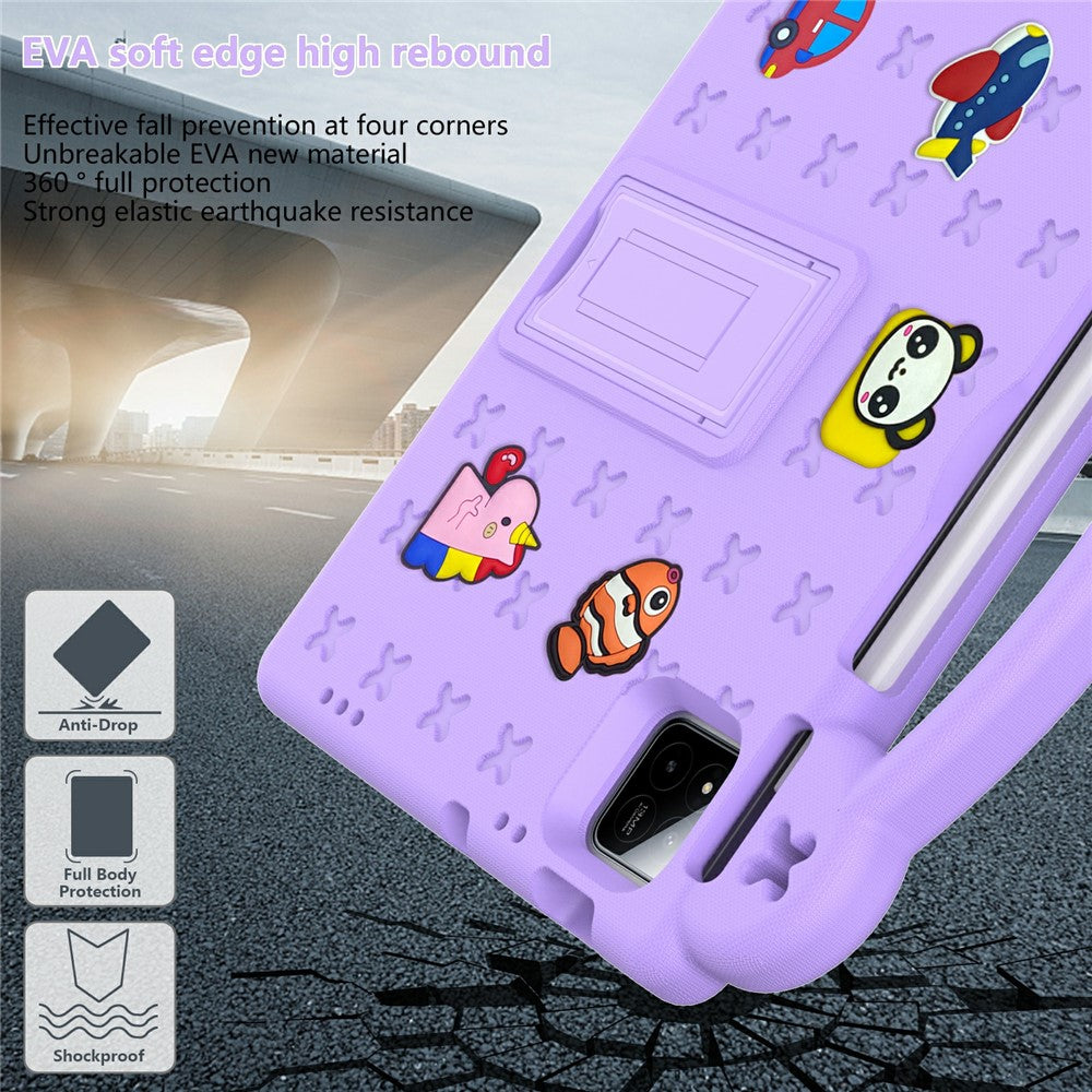 For Xiaomi Poco Pad X1 / Pad 8 Pro / Pad 8 / Pad 7 Pro / Pad 7 Case Kids Cartoon Patterns Hand Grip Kickstand Tablet EVA Cover