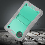 For Xiaomi Redmi Pad SE 4G 8.7 inch Case Silicone+PC Tablet Protective Cover with Kickstand