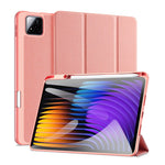 DUX DUCIS For Xiaomi Pad 7 Pro / Xiaomi Pad 7 Case  Domo Series Tri-fold Stand PU Leather Tablet Cover