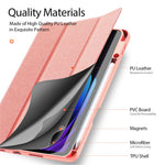 DUX DUCIS For Xiaomi Pad 7 Pro / Xiaomi Pad 7 Case  Domo Series Tri-fold Stand PU Leather Tablet Cover