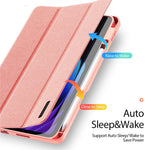 DUX DUCIS For Xiaomi Pad 7 Pro / Xiaomi Pad 7 Case  Domo Series Tri-fold Stand PU Leather Tablet Cover