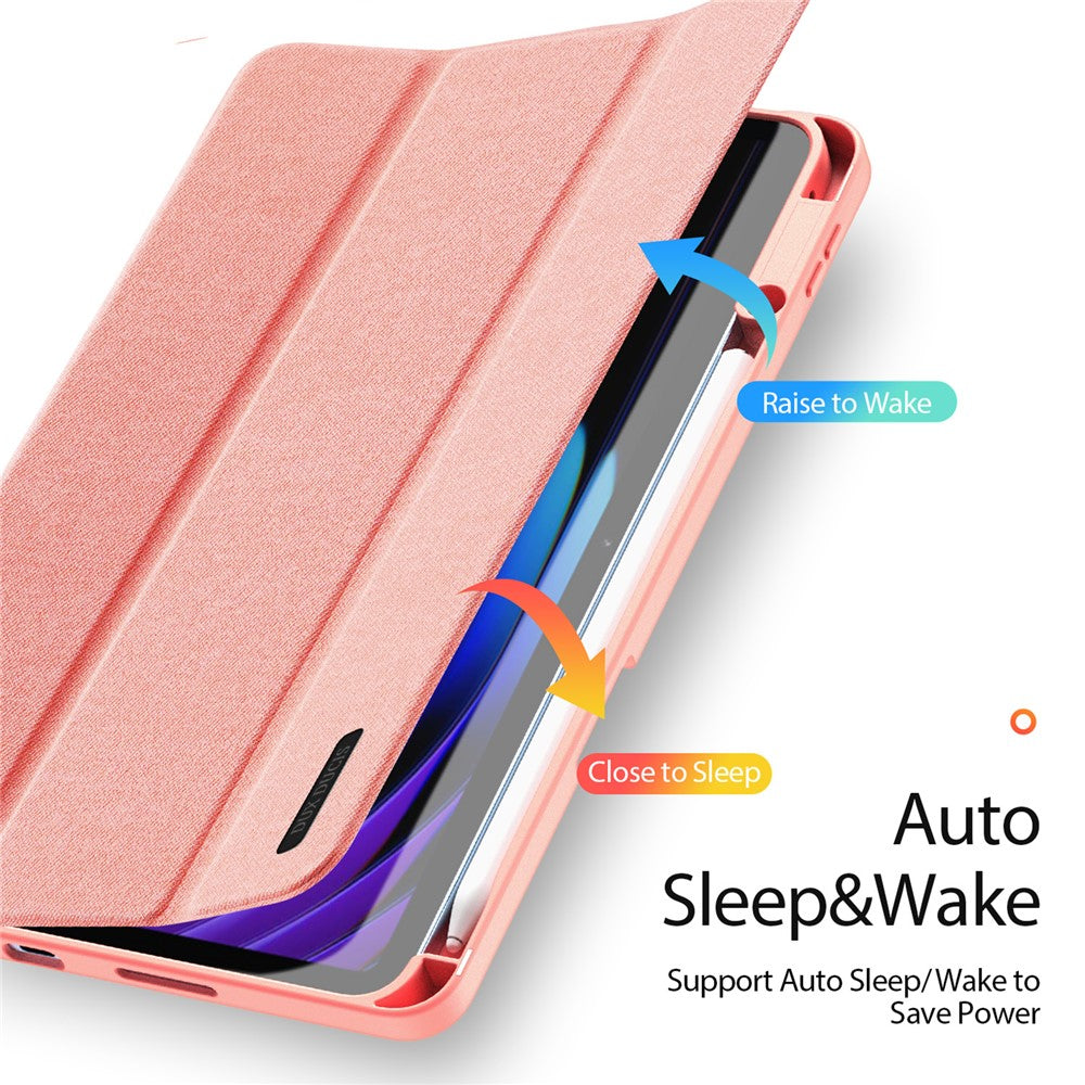 DUX DUCIS For Xiaomi Pad 7 Pro / Xiaomi Pad 7 Case  Domo Series Tri-fold Stand PU Leather Tablet Cover
