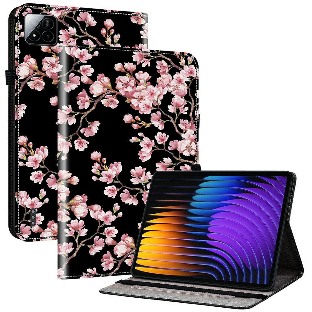 For Xiaomi Poco Pad X1 / Pad 8 Pro / Pad 8 / Pad 7 Pro / Pad 7 Leather Case Pattern Printed Stand Tablet Cover with Card Slots