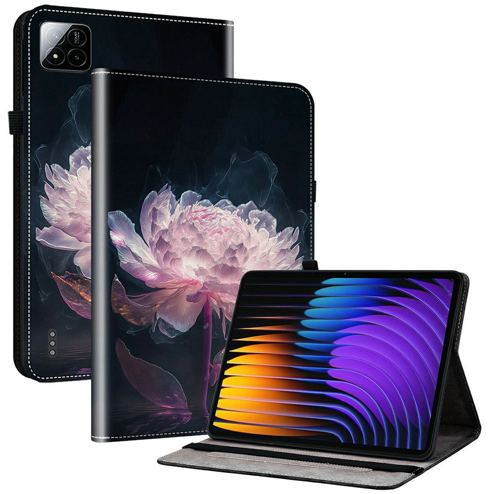 For Xiaomi Poco Pad X1 / Pad 8 Pro / Pad 8 / Pad 7 Pro / Pad 7 Leather Case Pattern Printed Stand Tablet Cover with Card Slots