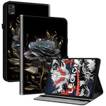 For Lenovo Legion Y700 (2025) Leather Case Pattern Printed Stand Tablet Cover with Card Slots
