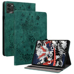 For Lenovo Legion Y700 (2025) Case Card Holder Anti-Scratch Leather Cover Rose Flower Imprint