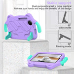 For Xiaomi Redmi Pad SE 4G 8.7 inch  /  TCL Tab 8 Gen 2 Case EVA + PC Kickstand Tablet Cover Child-Friendly