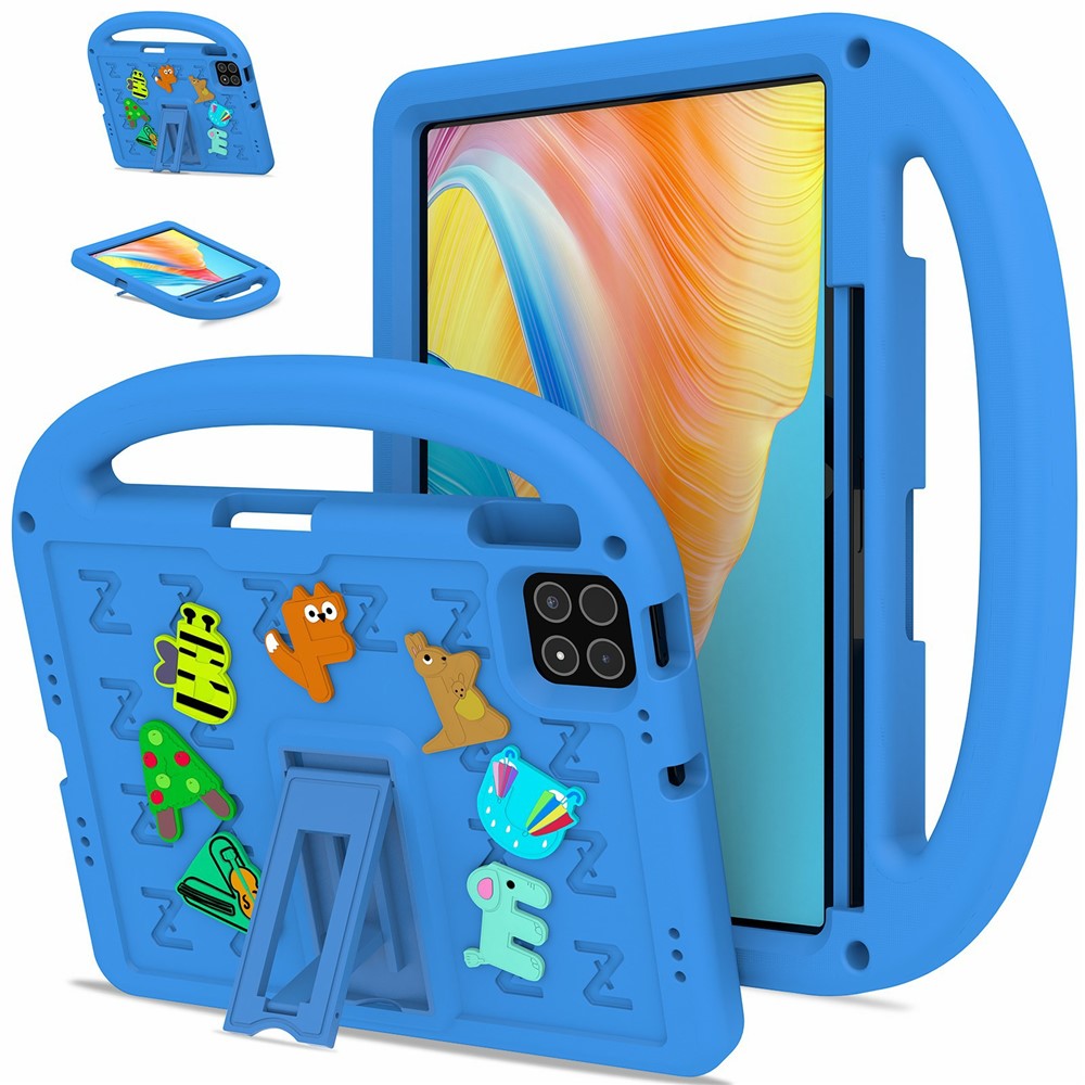For Xiaomi Poco Pad X1 / Pad 8 Pro / Pad 8 / Pad 7 Pro / Pad 7 Kickstand Case Cartoon Design Anti-Drop EVA+PC Tablet Cover with Strap for Kids
