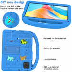 For Xiaomi Poco Pad X1 / Pad 8 Pro / Pad 8 / Pad 7 Pro / Pad 7 Kickstand Case Cartoon Design Anti-Drop EVA+PC Tablet Cover with Strap for Kids