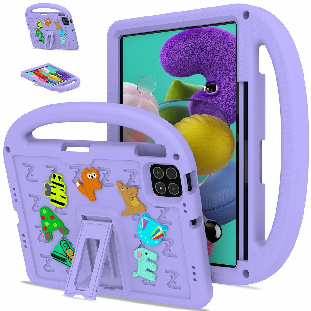For Xiaomi Poco Pad X1 / Pad 8 Pro / Pad 8 / Pad 7 Pro / Pad 7 Kickstand Case Cartoon Design Anti-Drop EVA+PC Tablet Cover with Strap for Kids