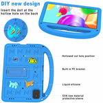 For Honor Pad X8b / Pad X8a Kickstand Case Cartoon Design Anti-Drop EVA+PC Tablet Cover with Strap for Kids
