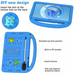 Til Honor Pad X9 / Pad X8 Pro Kickstand Cover Tegneserie Design Anti-Fald EVA+PC Tablet Cover med Rem til Børn