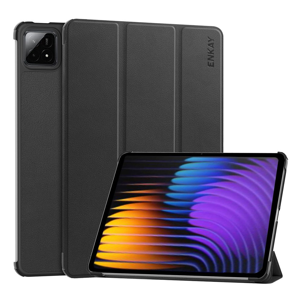 ENKAY HAT PRINCE For Xiaomi Pad 7 Pro / Xiaomi Pad 7 Trifold Stand Cover   PU Leather+PC Tablet Case