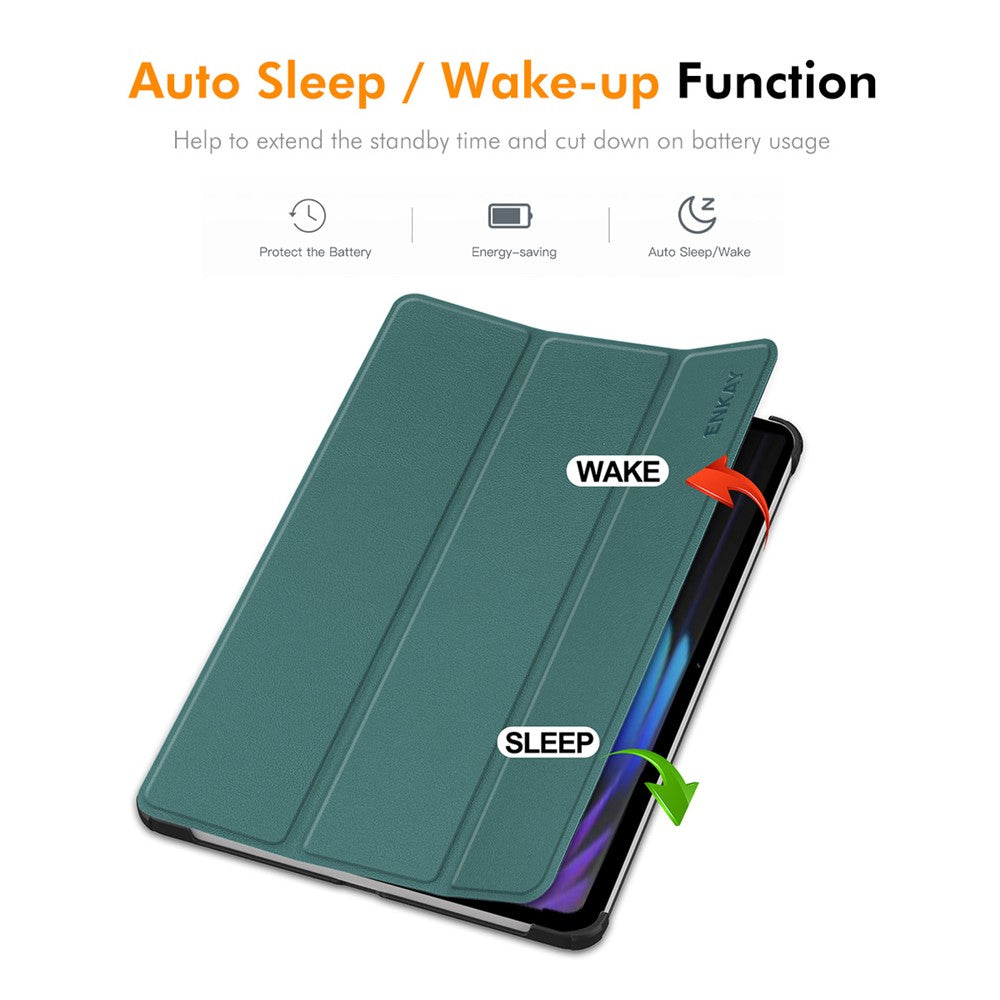 ENKAY HAT PRINCE For Xiaomi Pad 7 Pro / Xiaomi Pad 7 Trifold Stand Cover   PU Leather+PC Tablet Case