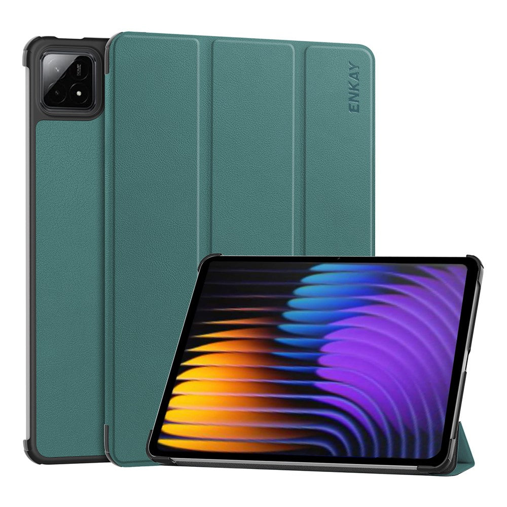 ENKAY HAT PRINCE For Xiaomi Pad 7 Pro / Xiaomi Pad 7 Trifold Stand Cover   PU Leather+PC Tablet Case