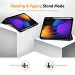 ENKAY HAT PRINCE For Xiaomi Pad 7 Pro / Xiaomi Pad 7  Tri-Fold Stand Tablet Case PU Leather+TPU Smart Cover with Pencil Holder