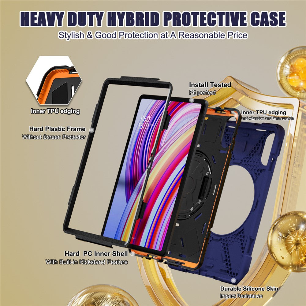 Tablet Case with Shoulder Strap for Xiaomi Redmi Pad Pro 5G / Redmi Pad Pro / Poco Pad 5G / 4G Kickstand Cover