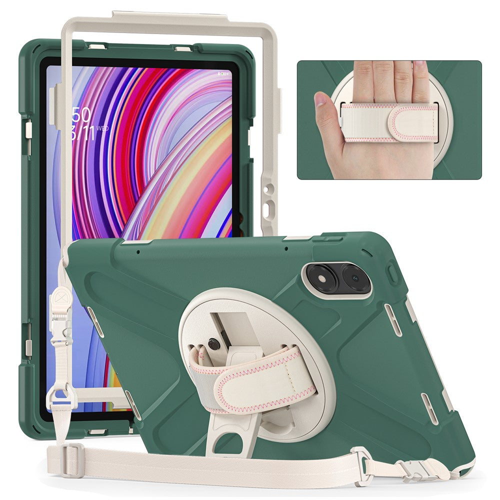 Tablet Case with Shoulder Strap for Xiaomi Redmi Pad Pro 5G / Redmi Pad Pro / Poco Pad 5G / 4G Kickstand Cover