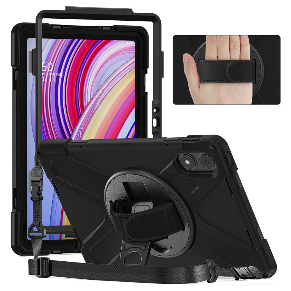 Tablet Case with Shoulder Strap for Xiaomi Redmi Pad Pro 5G / Redmi Pad Pro / Poco Pad 5G / 4G Kickstand Cover