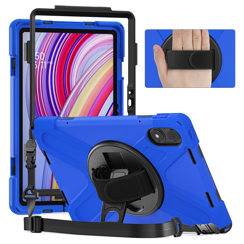 Tablet Case with Shoulder Strap for Xiaomi Redmi Pad Pro 5G / Redmi Pad Pro / Poco Pad 5G / 4G Kickstand Cover