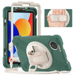 For Xiaomi Redmi Pad SE 4G 8.7 inch Kickstand Case TPU PC Silicone Tablet Cover with Shoulder Strap
