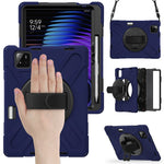 For Xiaomi Pad 8 Pro / Pad 8 / Pad 7 Pro / Pad 7 Kickstand Case TPU PC Silicone Tablet Cover with Shoulder Strap