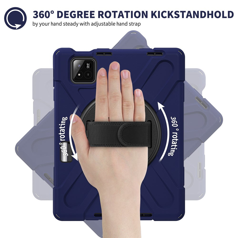For Xiaomi Pad 8 Pro / Pad 8 / Pad 7 Pro / Pad 7 Kickstand Case TPU PC Silicone Tablet Cover with Shoulder Strap