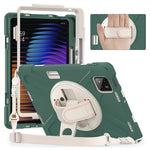 For Xiaomi Pad 8 Pro / Pad 8 / Pad 7 Pro / Pad 7 Kickstand Case TPU PC Silicone Tablet Cover with Shoulder Strap