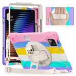 For Xiaomi Pad 8 Pro / Pad 8 / Pad 7 Pro / Pad 7 Kickstand Case TPU PC Silicone Tablet Cover with Shoulder Strap