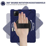 For Xiaomi Pad 8 Pro / Pad 8 / Pad 7 Pro / Pad 7 Case Rotary Kickstand PC+Silicone Hand Strap Tablet Cover